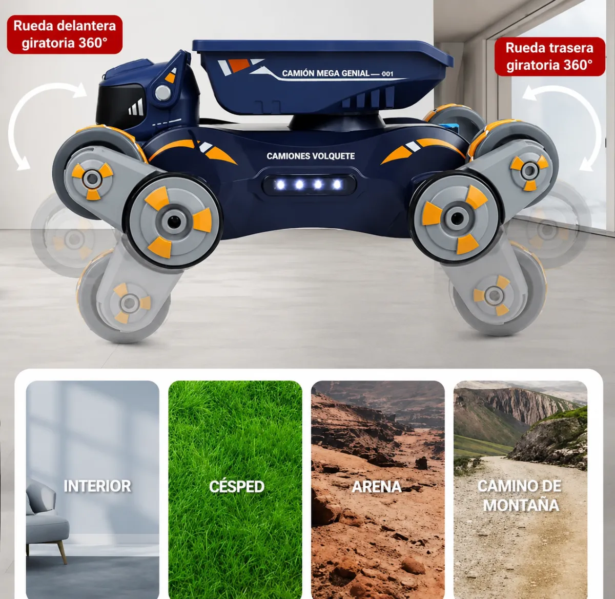 Stunt Car  Volquete a Control Remoto